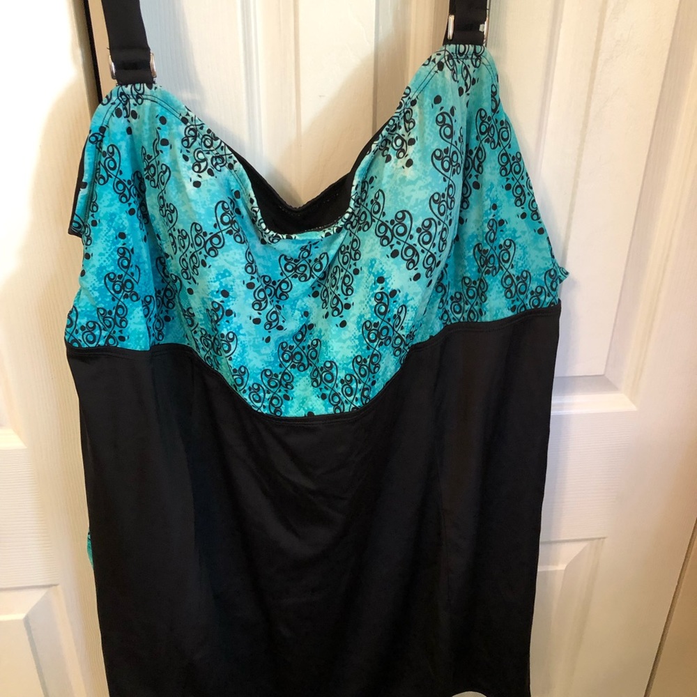 Jaclyn Smith one piece swim dress